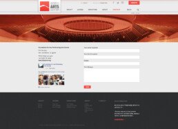 Foundation for the Performing Arts Center San Luis Obispo website design contact