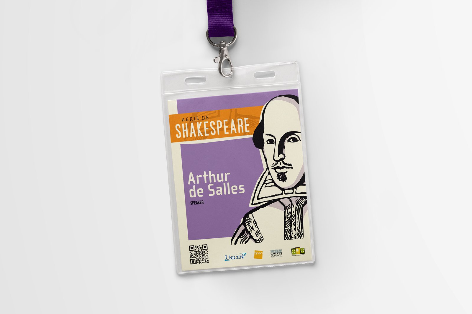 Shakespeare graphic design ID Card