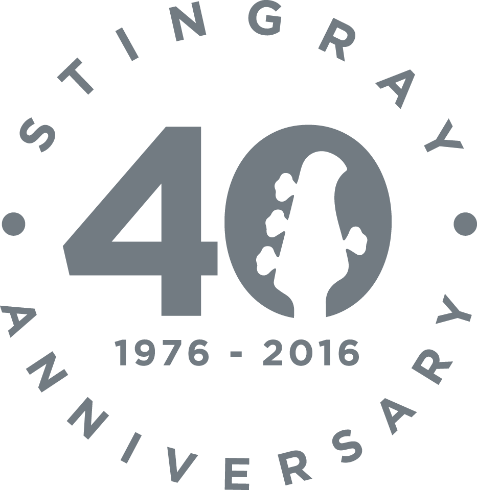 Ernie Ball Music Man Stingray Oldie Smoothie 40th anniversary seal
