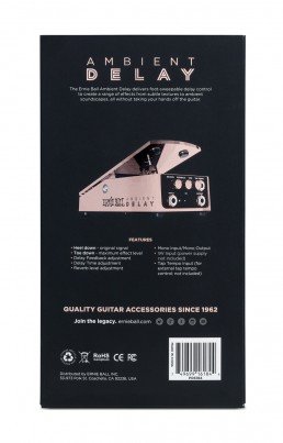 Ernie Ball Accessories Expression Pedals Ambient Delay Packaging - Back